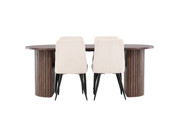 Imagine Härön Dining Table with Leone Dining Chair