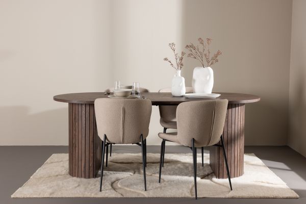 Imagine Härön Dining Table with Modesto Dining Chair