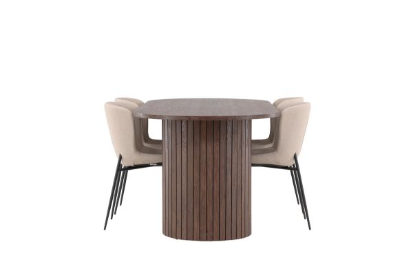 Imagine Härön Dining Table with Modesto Dining Chair