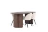 Imagine Härön Dining Table with Velvet Dining Chair