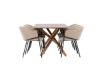 Imagine Piazza Dining Table with Evelina Dining Chair