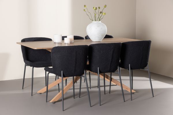 Imagine Piazza Dining Table with Modesto Dining Chair