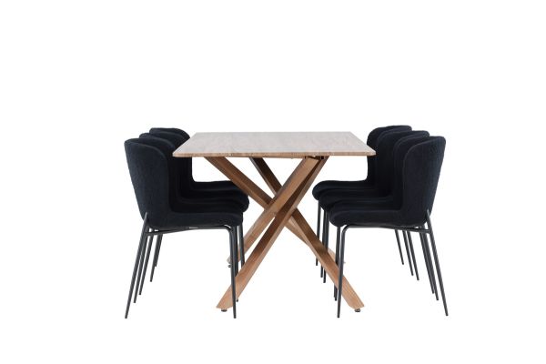 Imagine Piazza Dining Table with Modesto Dining Chair