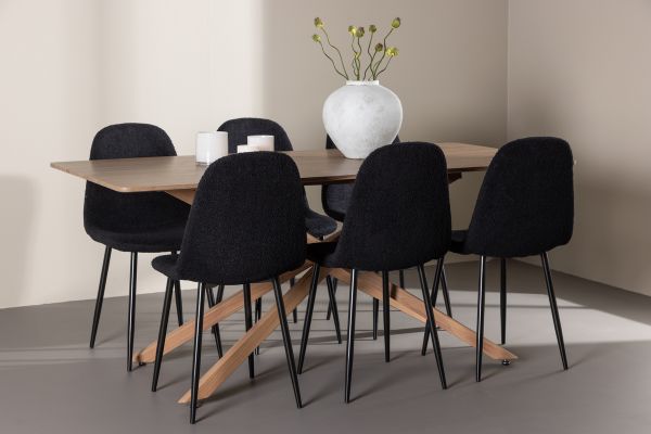 Imagine Piazza Dining Table with Polar Dining Chair