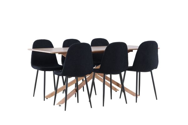 Imagine Piazza Dining Table with Polar Dining Chair