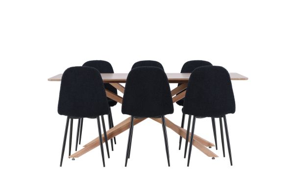 Imagine Piazza Dining Table with Polar Dining Chair