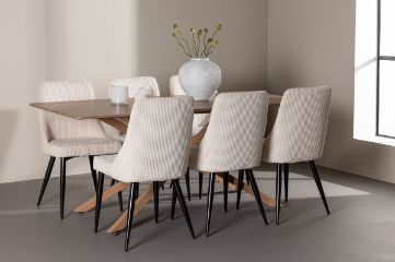 Imagine Piazza Dining Table with Leone Dining Chair