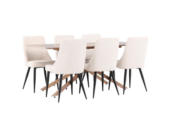 Imagine Piazza Dining Table with Leone Dining Chair