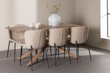 Imagine Piazza Dining Table with Modesto Dining Chair