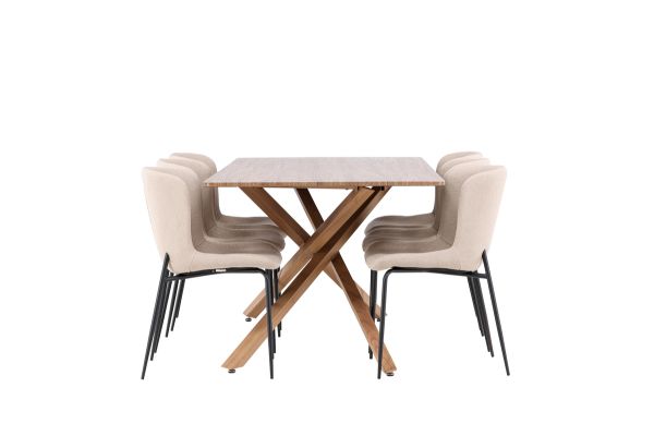 Imagine Piazza Dining Table with Modesto Dining Chair