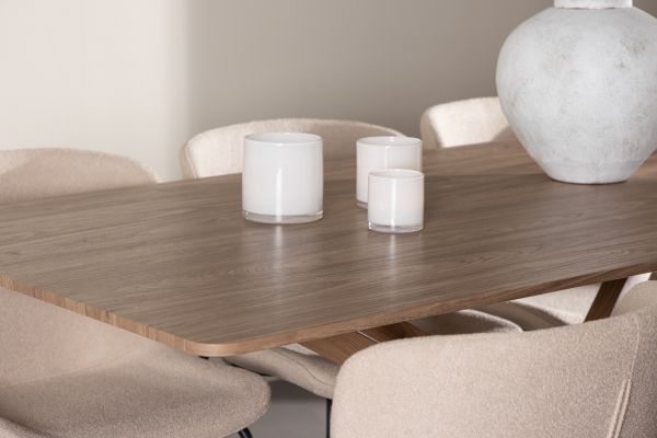 Imagine Piazza Dining Table with Modesto Dining Chair