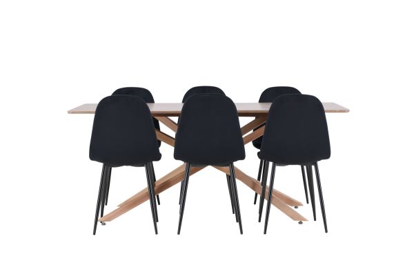 Imagine Piazza Dining Table with Polar Dining Chair