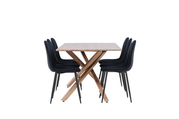 Imagine Piazza Dining Table with Polar Dining Chair