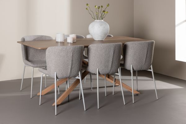 Imagine Piazza Dining Table with Modesto Dining Chair