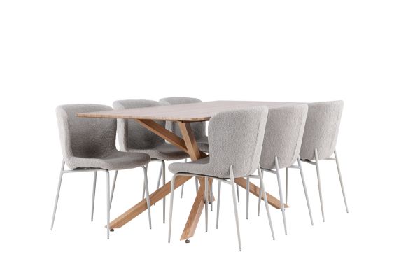 Imagine Piazza Dining Table with Modesto Dining Chair