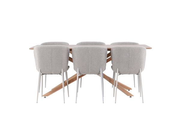 Imagine Piazza Dining Table with Modesto Dining Chair