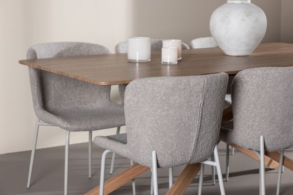 Imagine Piazza Dining Table with Modesto Dining Chair