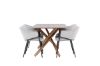 Imagine Piazza Dining Table with Evelina Dining Chair