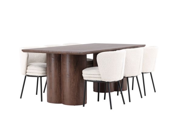 Imagine Olivia Dining Table with Agnes Dining Chair