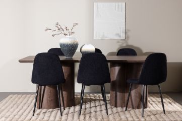 Imagine Olivia Dining Table with Polar Dining Chair