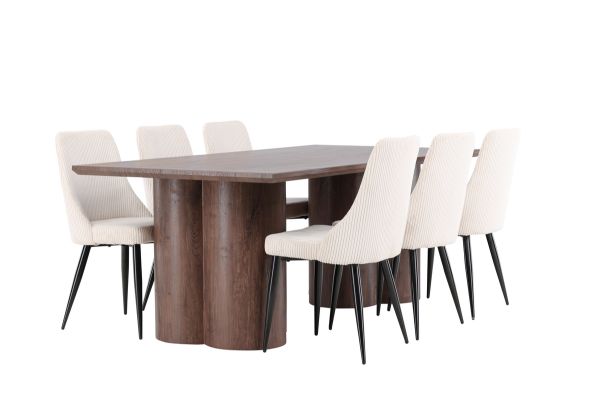 Imagine Olivia Dining Table with Leone Dining Chair