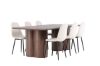 Imagine Olivia Dining Table with Polar Dining Chair