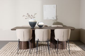 Imagine Olivia Dining Table with Modesto Dining Chair