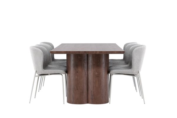 Imagine Olivia Dining Table with Modesto Dining Chair