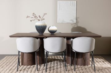 Imagine Olivia Dining Table with Evelina Dining Chair