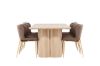 Imagine Olivia Dining Table with Modesto Dining Chair