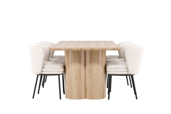 Imagine Olivia Dining Table with Agnes Dining Chair