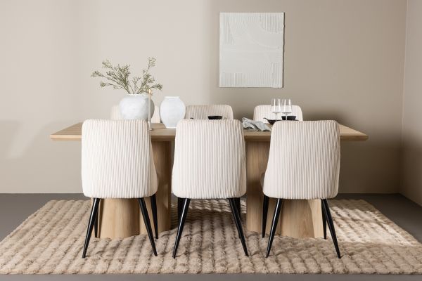 Imagine Olivia Dining Table with Leone Dining Chair