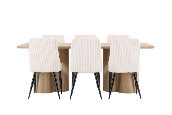 Imagine Olivia Dining Table with Leone Dining Chair