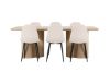 Imagine Olivia Dining Table with Polar Dining Chair