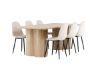 Imagine Olivia Dining Table with Polar Dining Chair