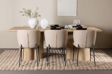 Imagine Olivia Dining Table with Modesto Dining Chair