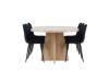 Imagine Bootcut Dining Table with Polar Dining Chair