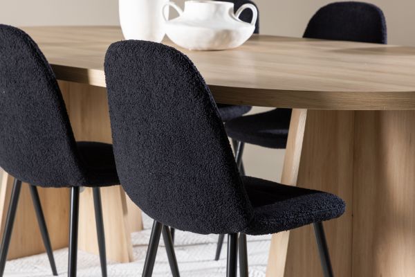 Imagine Bootcut Dining Table with Polar Dining Chair