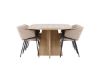 Imagine Bootcut Dining Table with Evelina Dining Chair