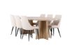 Imagine Bootcut Dining Table with Leone Dining Chair