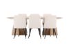 Imagine Bootcut Dining Table with Leone Dining Chair