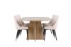 Imagine Bootcut Dining Table with Leone Dining Chair