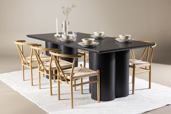 Imagine Olivia Dining Table with Alfons Dining Chair