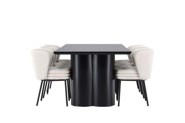 Imagine Olivia Dining Table with Agnes Dining Chair