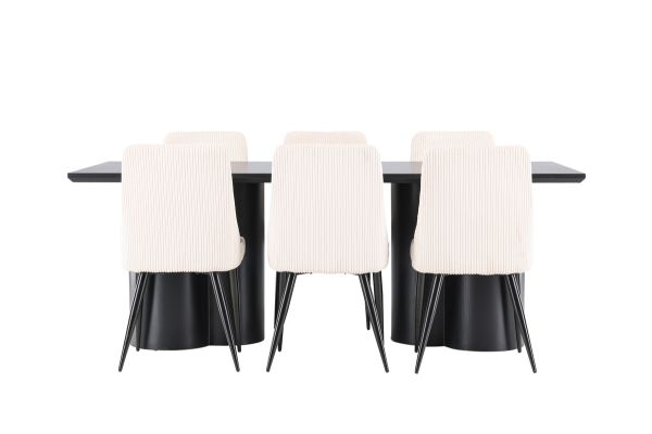 Imagine Olivia Dining Table with Leone Dining Chair