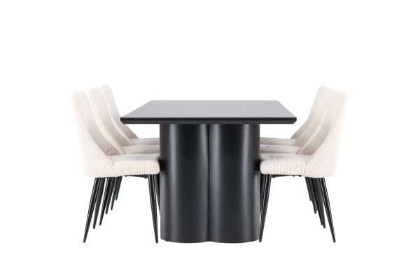 Imagine Olivia Dining Table with Leone Dining Chair