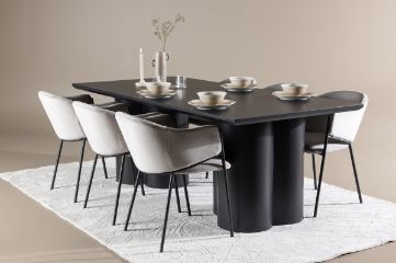 Imagine Olivia Dining Table with Evelina Dining Chair