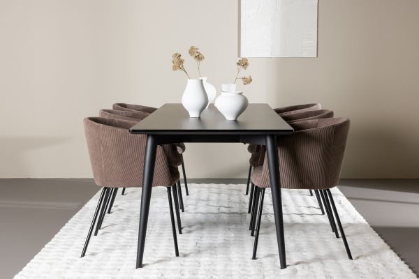 Imagine Ellis Dining Table with Berit Dining Chair