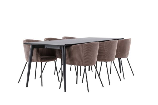 Imagine Ellis Dining Table with Berit Dining Chair