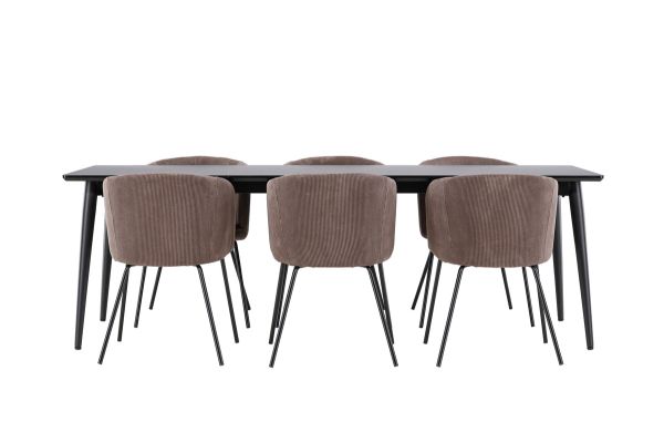 Imagine Ellis Dining Table with Berit Dining Chair